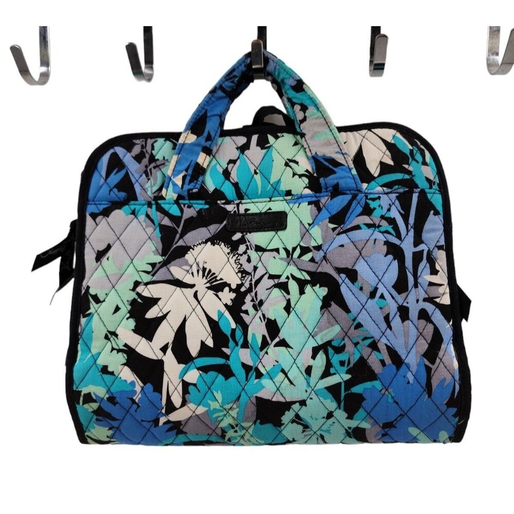 Vera Bradley Hanging Travel Organizer Camofloral Toiletries Cosmetics Bag